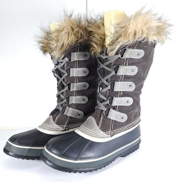 Sorel women's Joan Of Arctic Brown US 8 Waterproof Insulated Winter Boots - Picture 1 of 13